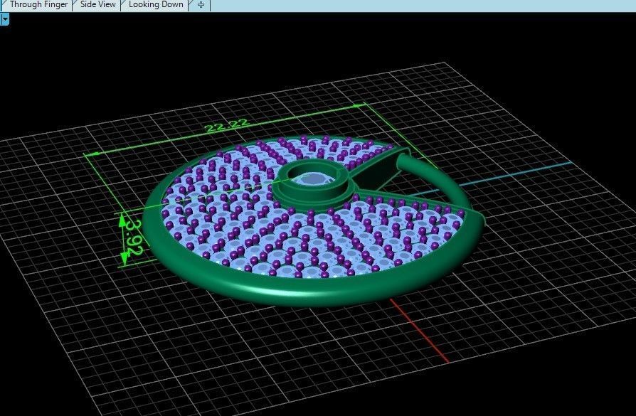 stylish  wedding set pendant and ring  3D Model Collection_17