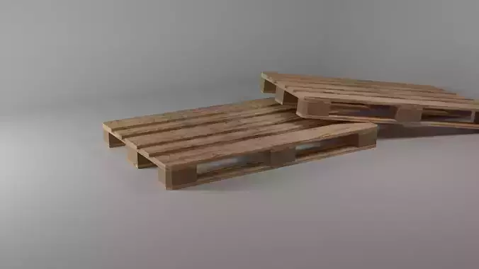 Wooden euro pallets true to size without brand