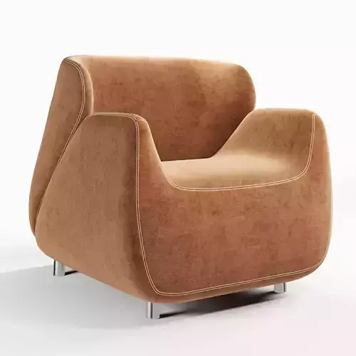 Aladdin modern lounge chair leather