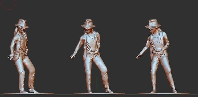 Michael Jackson 3D print model