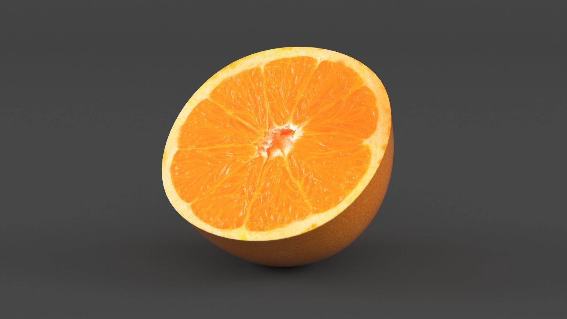 Orange Fruit 3D model_4
