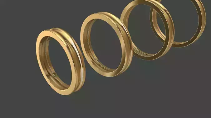 18 wedding ring stl verified