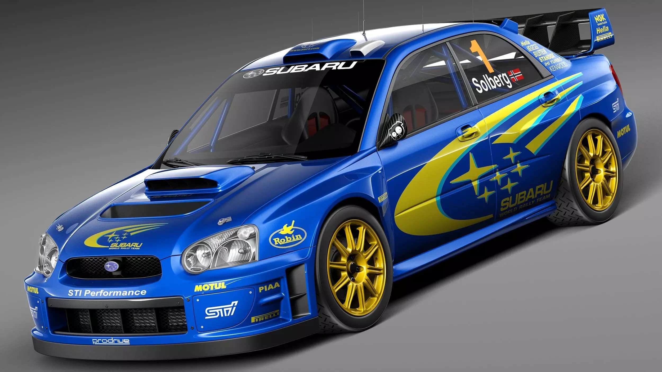 Subaru Impreza STi WRC 2004 3D model