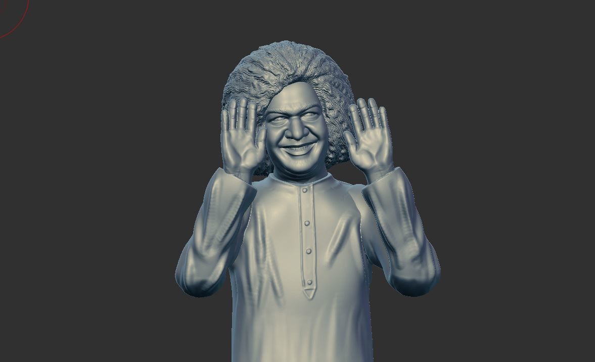 Sathya Sai Baba 3D print model_2