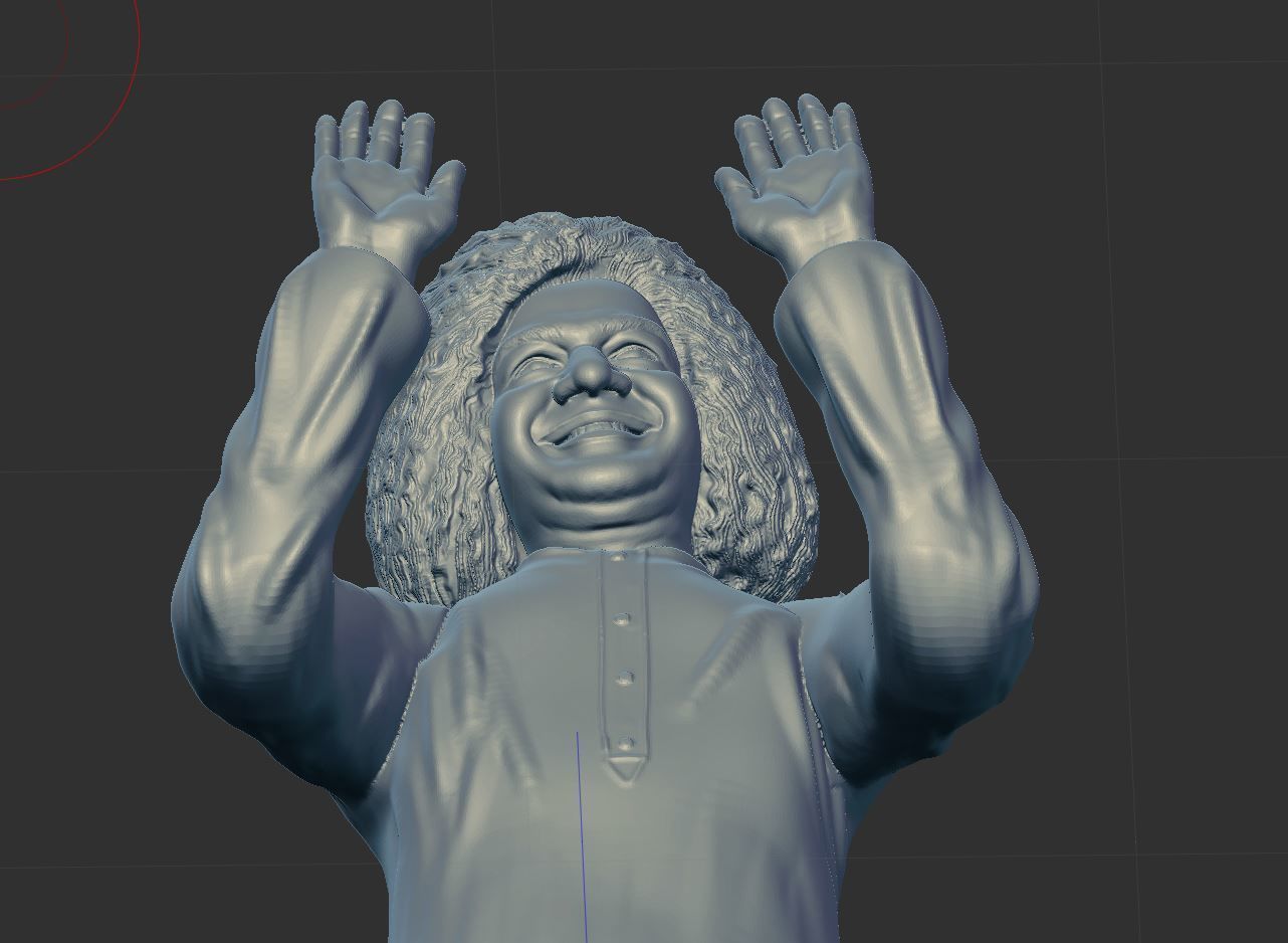 Sathya Sai Baba 3D print model_9