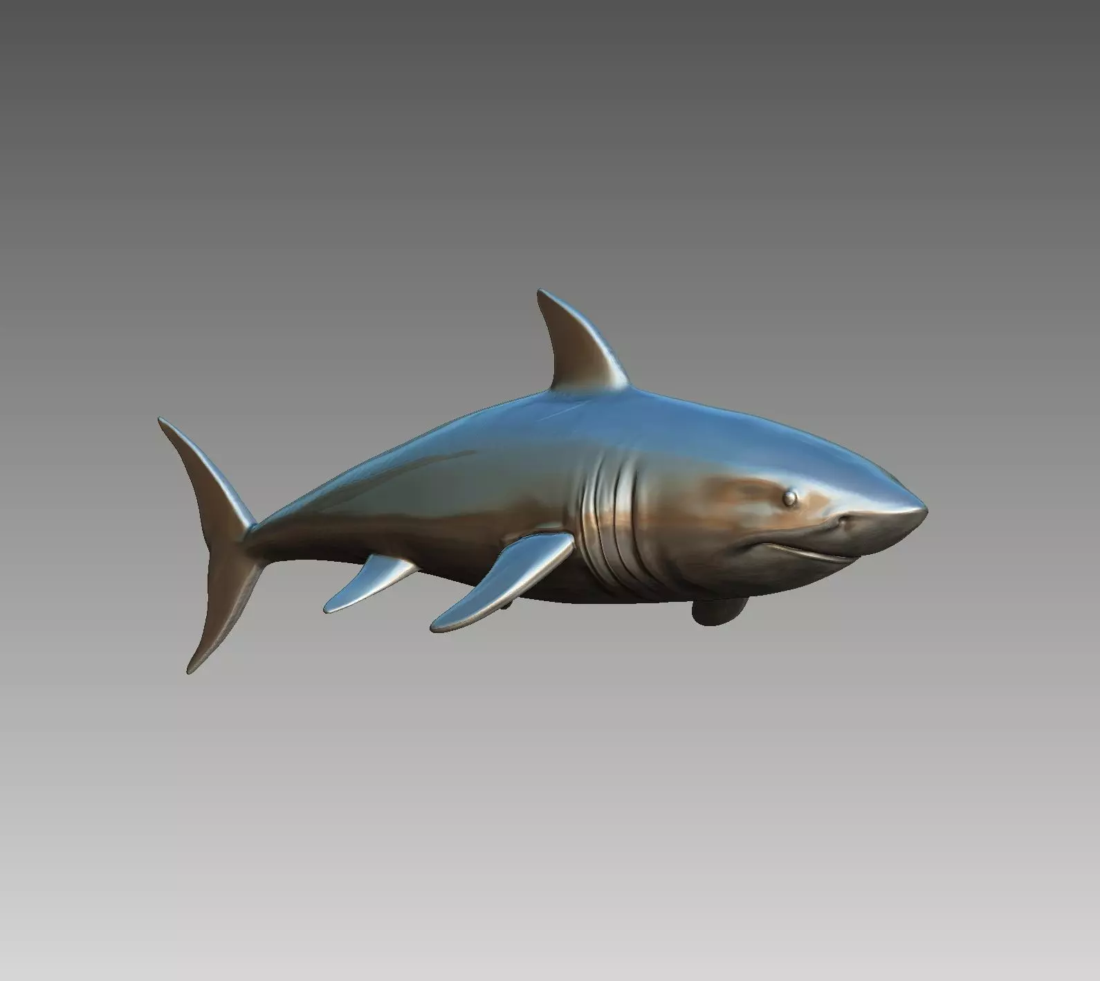 Shark 3D print model_0