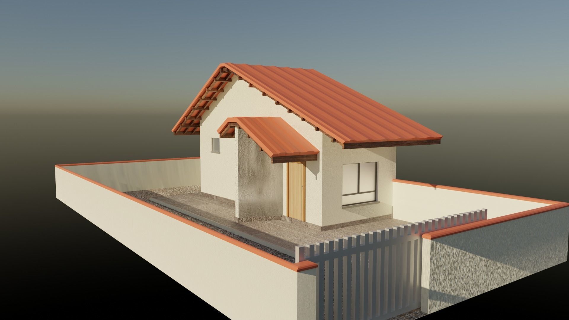 Typical brazilian lower middle class house 3d model cgtrader