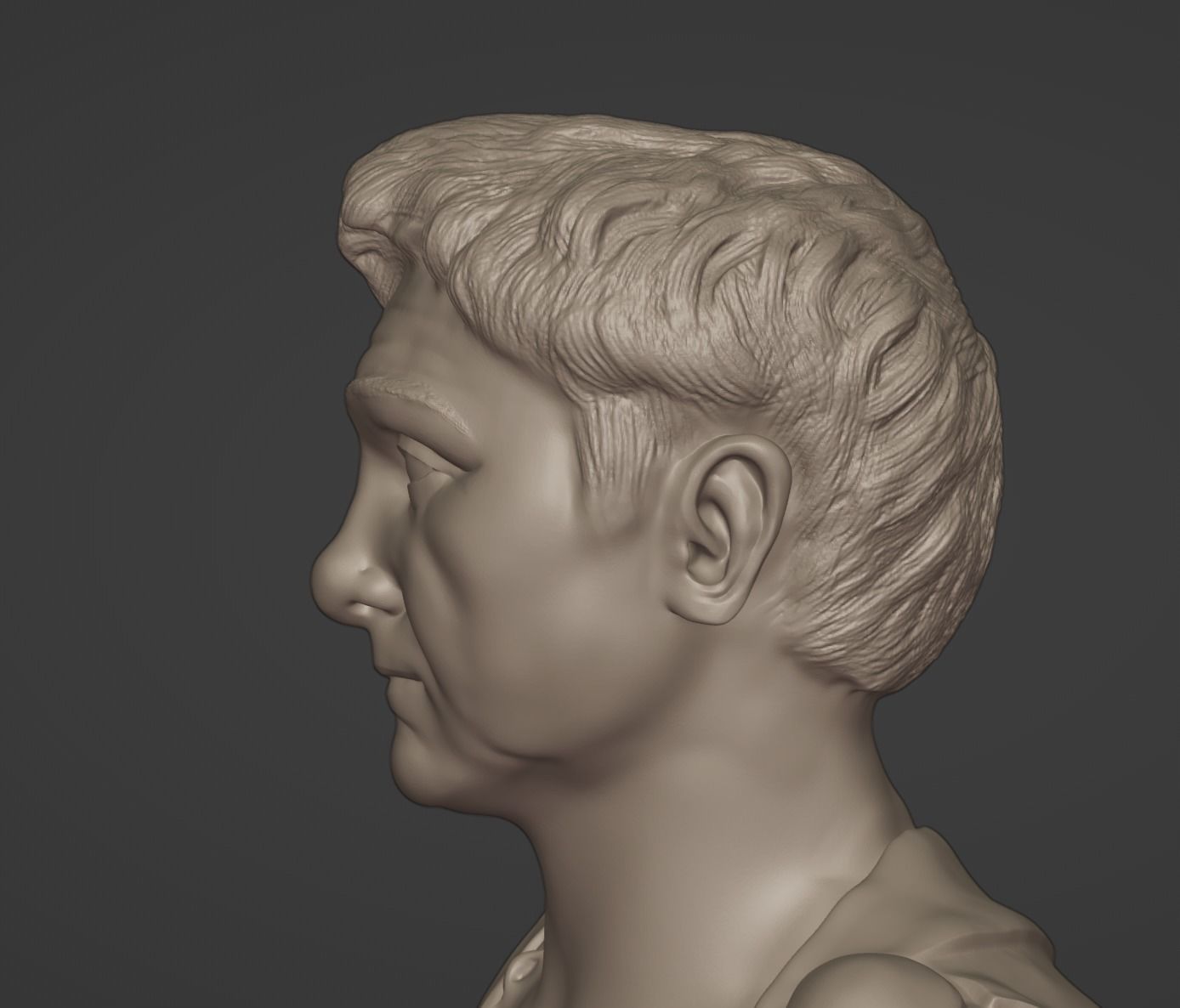Pompey the Great Bust 3D print model_10