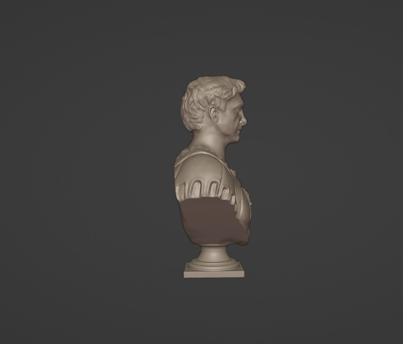 Pompey the Great Bust 3D print model_7