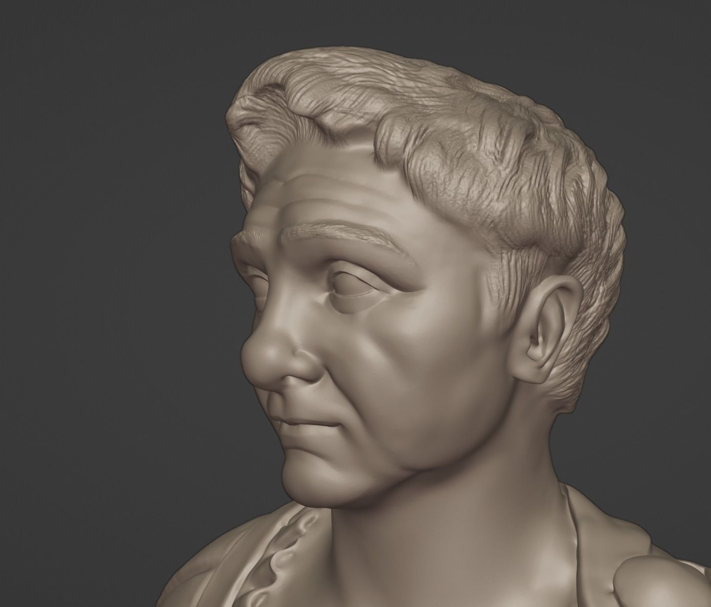 Pompey the Great Bust 3D print model_9