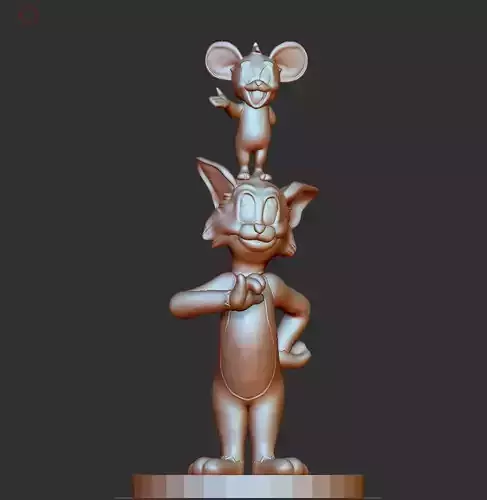 Tom and Jerry 3D print model