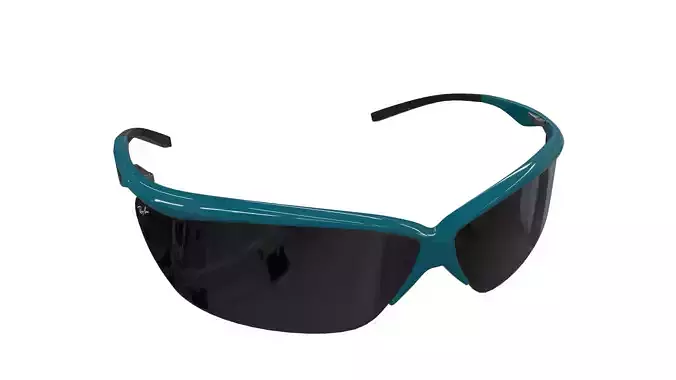 Classic Ray Ban Sun Glasses 3D Model VR Low-poly 3D model