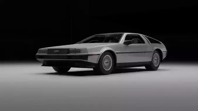 Delorean Dar Time Machine model 3D model