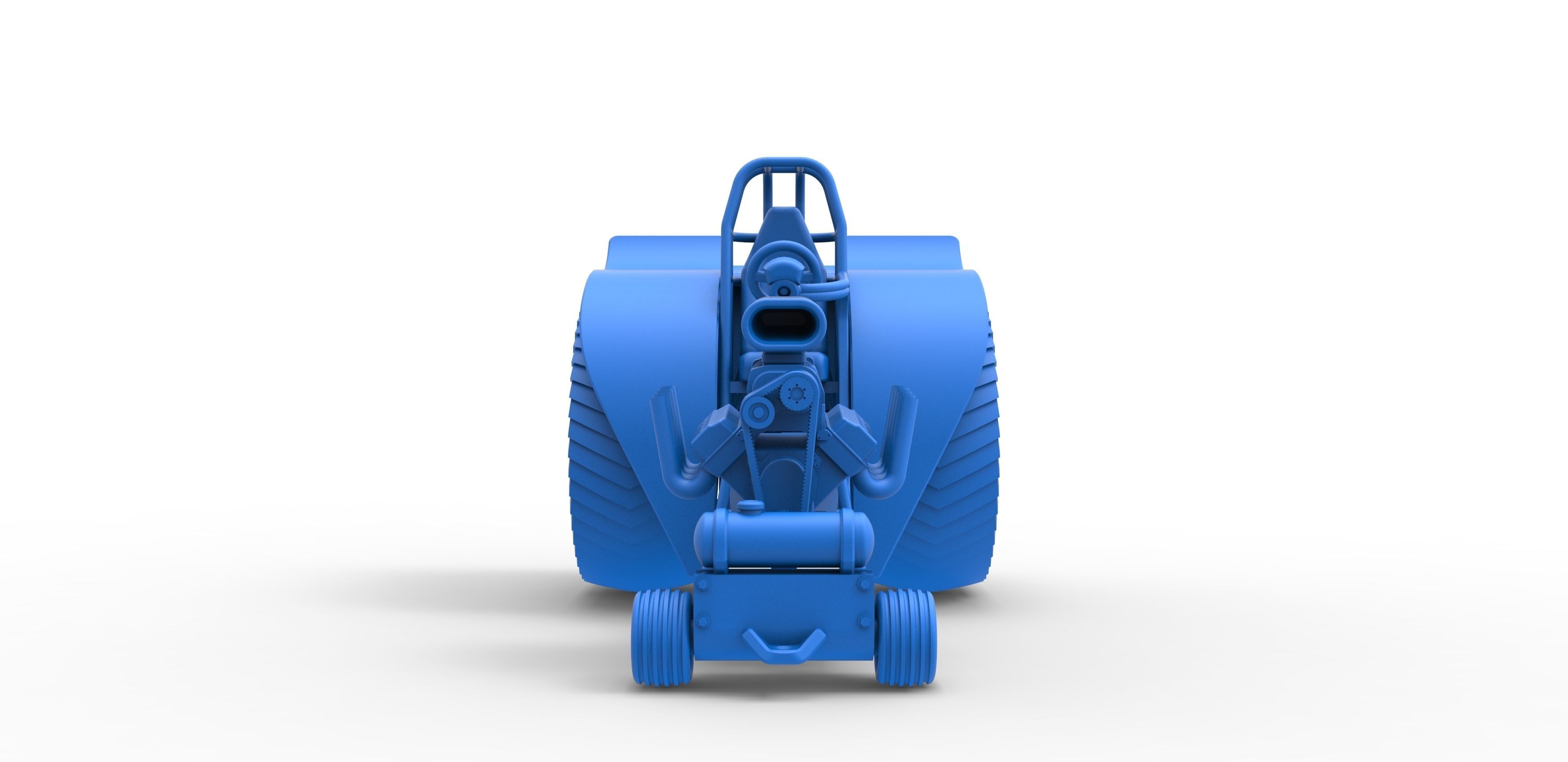 Fun short Super modified Pulling tractor Scale 1 to 25 3D print model_21