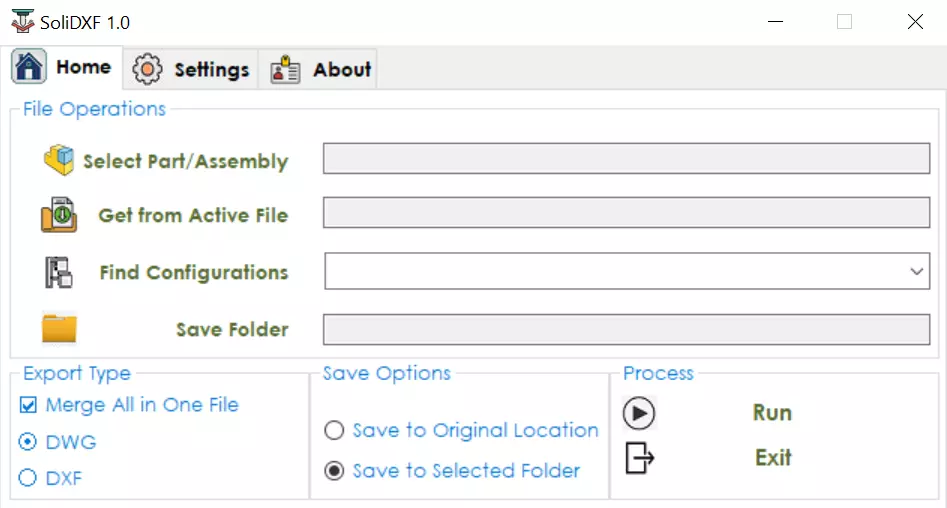 Solidxf-Batch Export to Dwg-Dxf 3D model_0