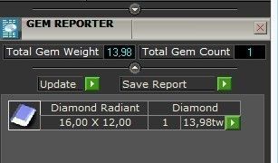 Trendy set earrings and ring  with big rectangular stone 414 3D Model Collection_7