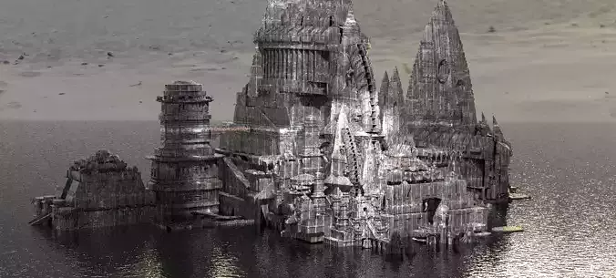 Hyborian Full Wizard City  Kit bash  3D model