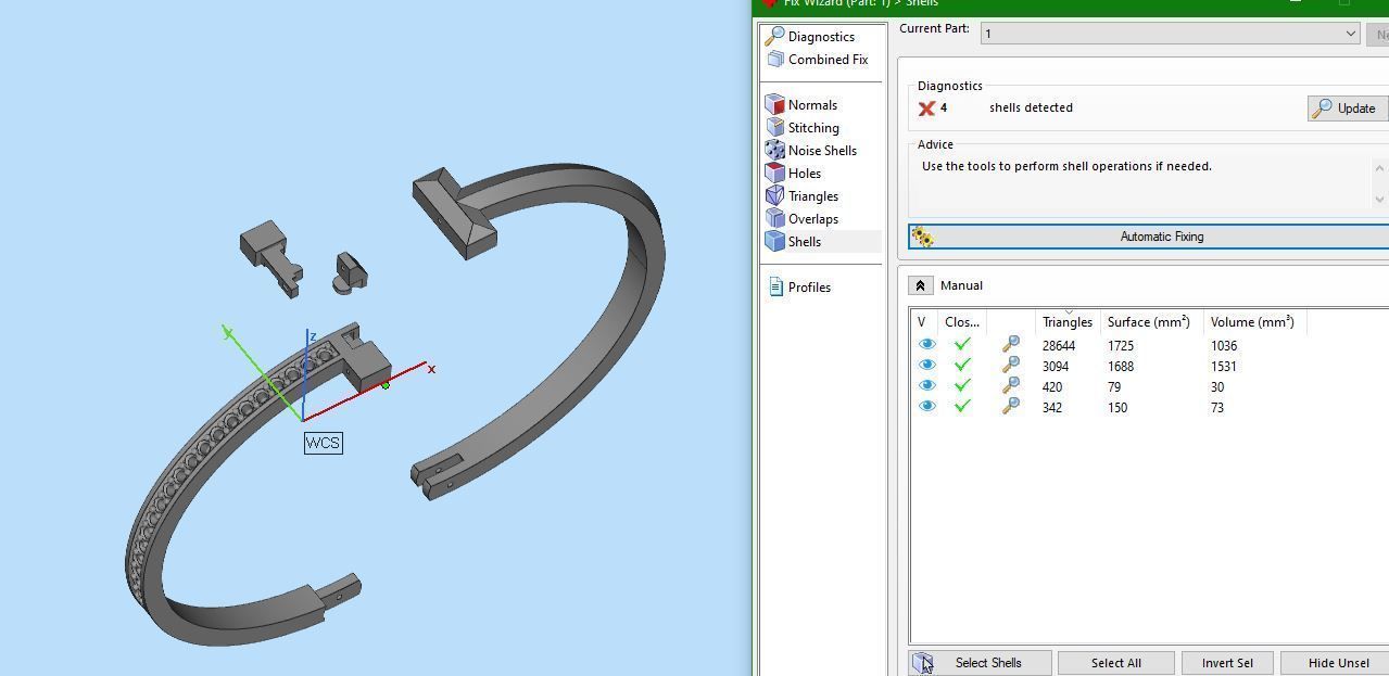 Bracelet Tiffany with diamonds 3D print model_6