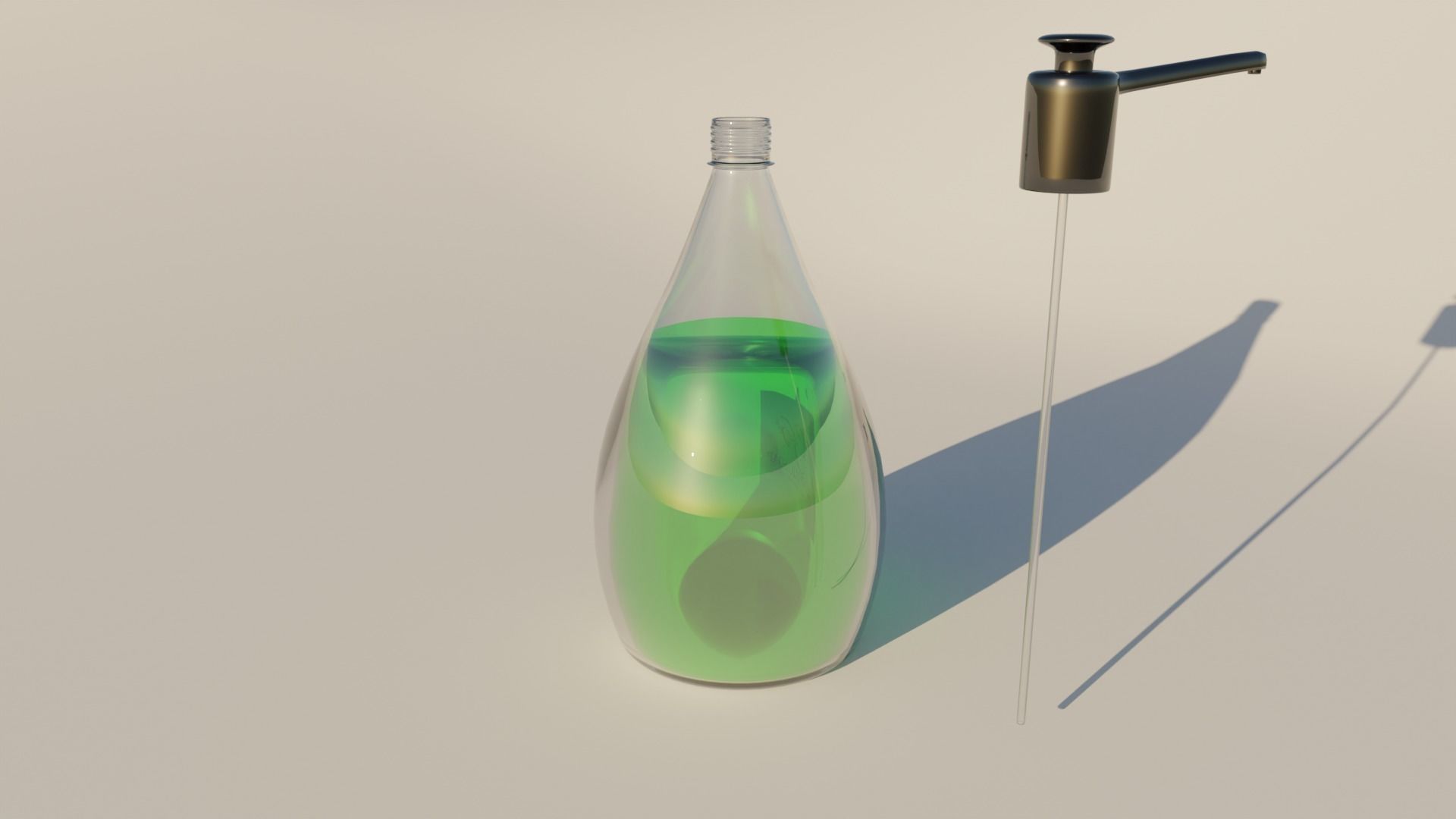 Soap Bottle 3D model_3