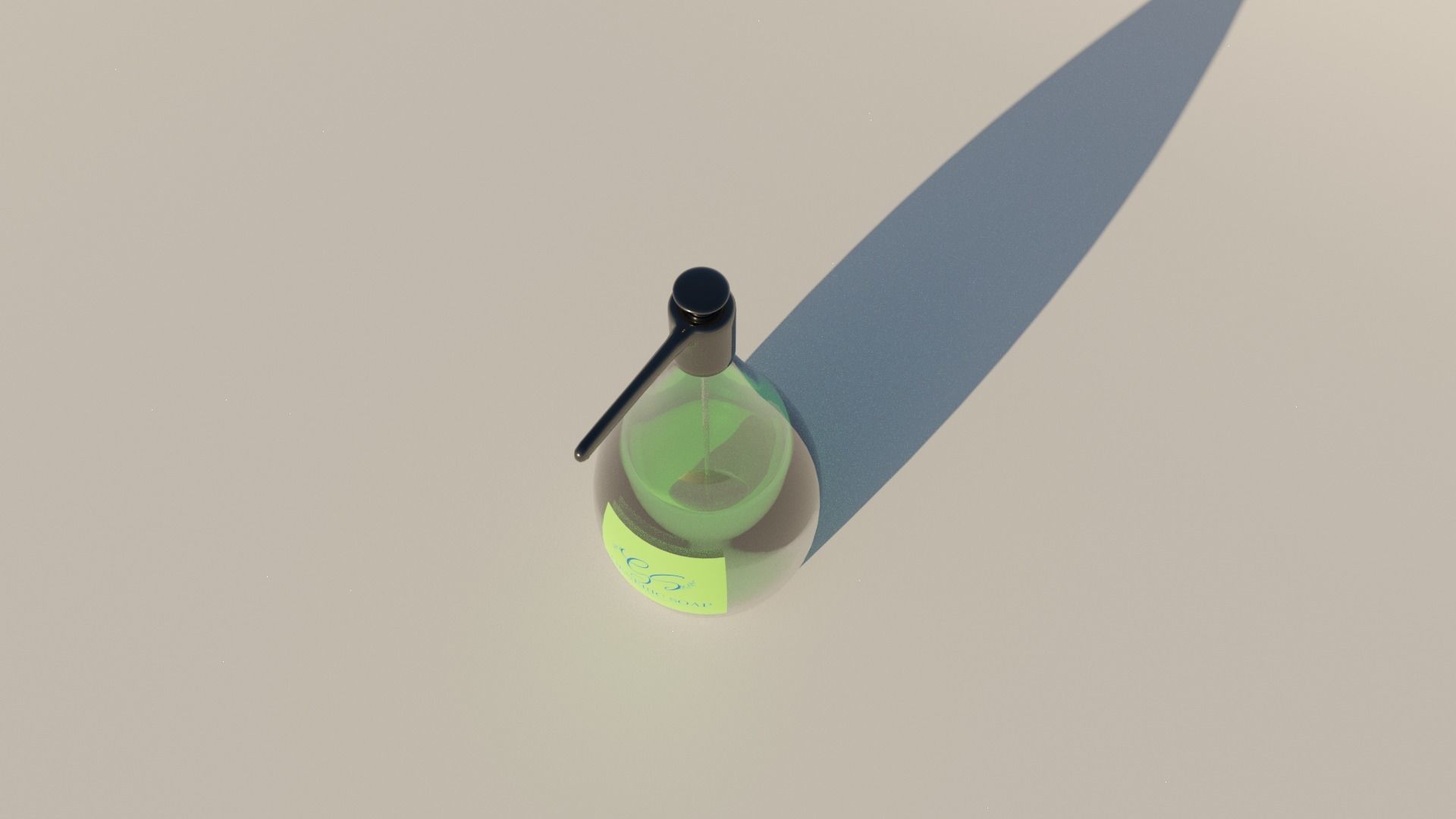 Soap Bottle 3D model_2
