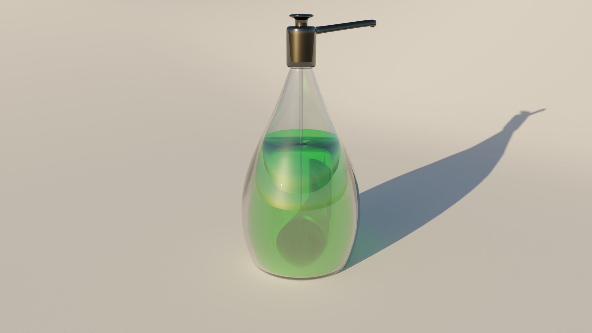 Soap Bottle 3D model_1