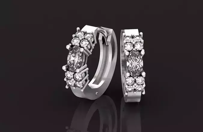elegant diamond earrings 421