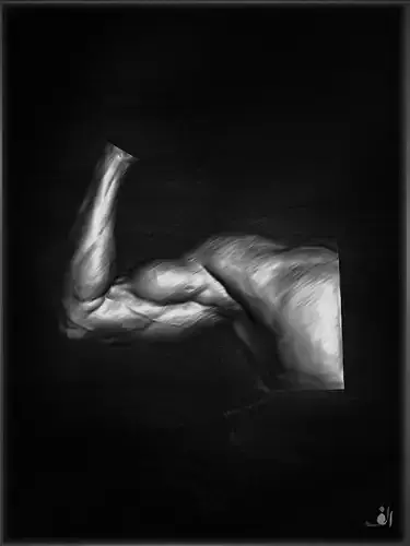 free arm sculpture anatomy 3dprint