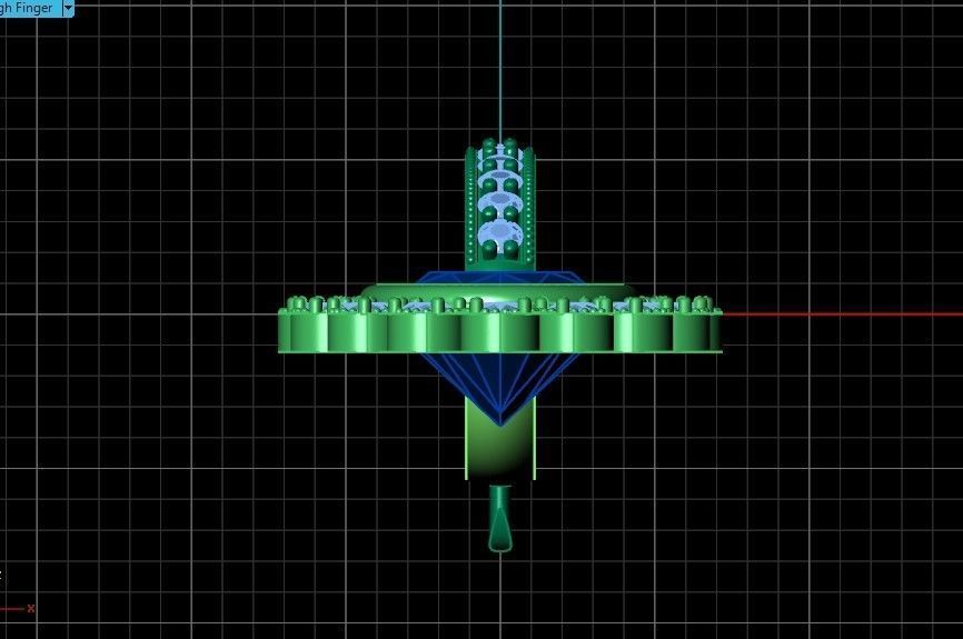 vintage bridal evening dangle earrings 425 3D print model_32