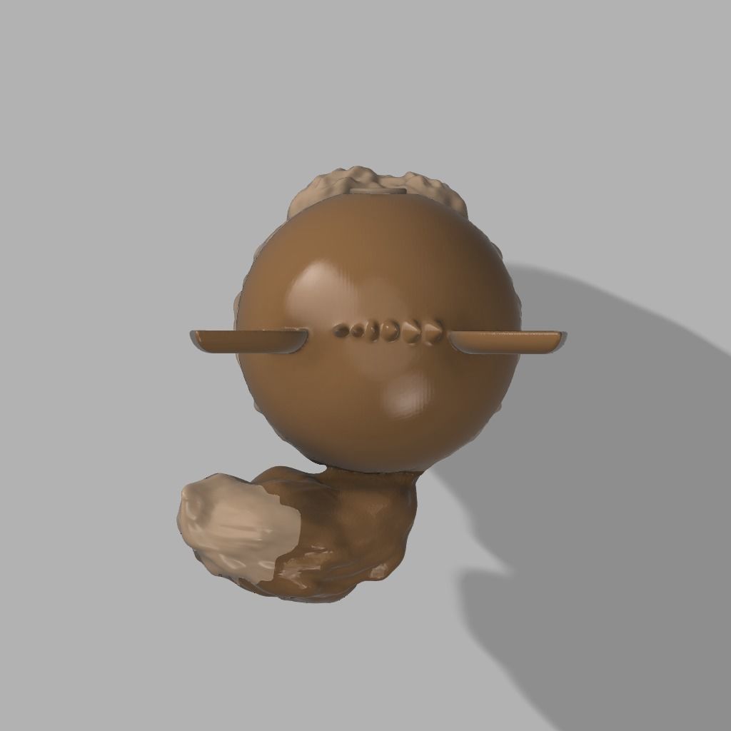 Eevee pokeball 3D print model_5