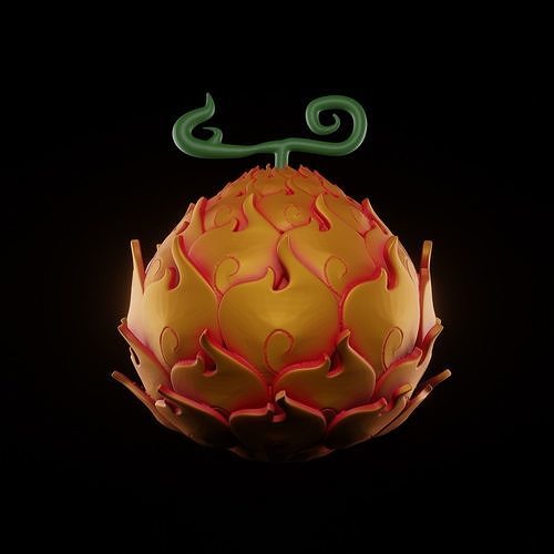 Mera-mera no mi Ace for 3d print 3D print model