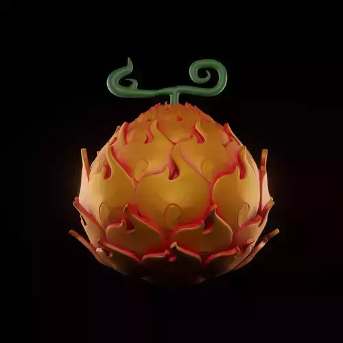 Mera-mera no mi Ace for 3d print 3D print model