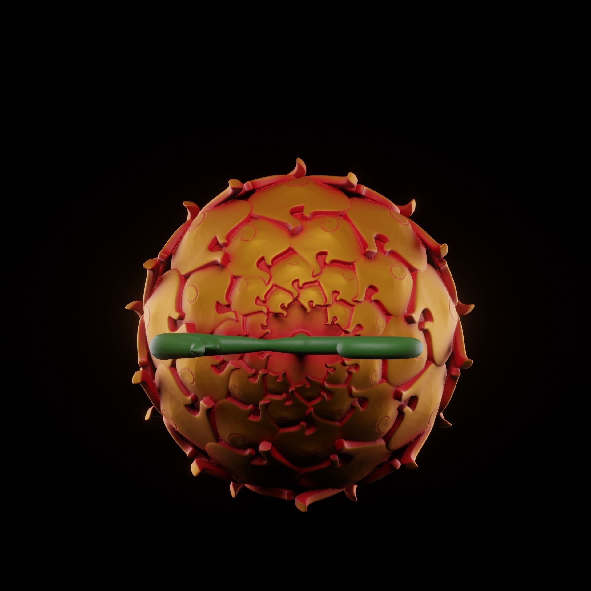 Mera-mera no mi Ace for 3d print 3D print model_1