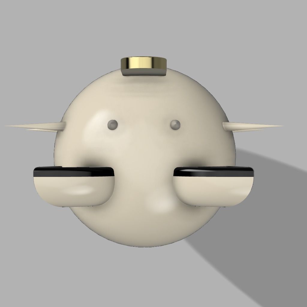 meowth pokeball 3D print model_5