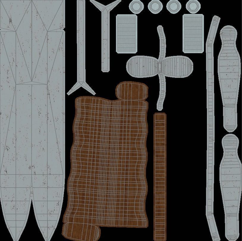 MVSN knife  Low-poly 3D model_8