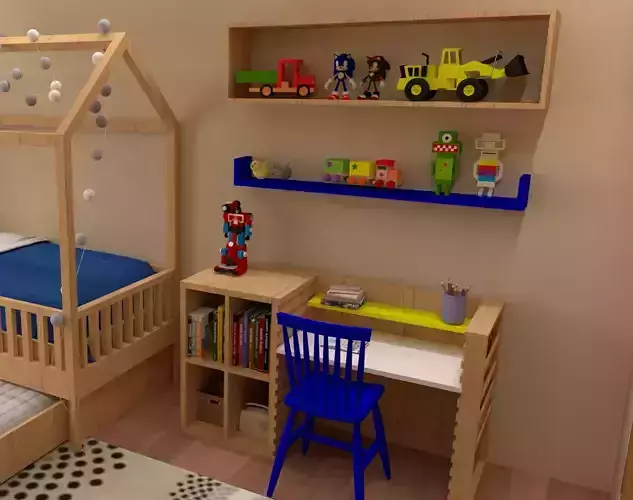   office childhood 3D print model