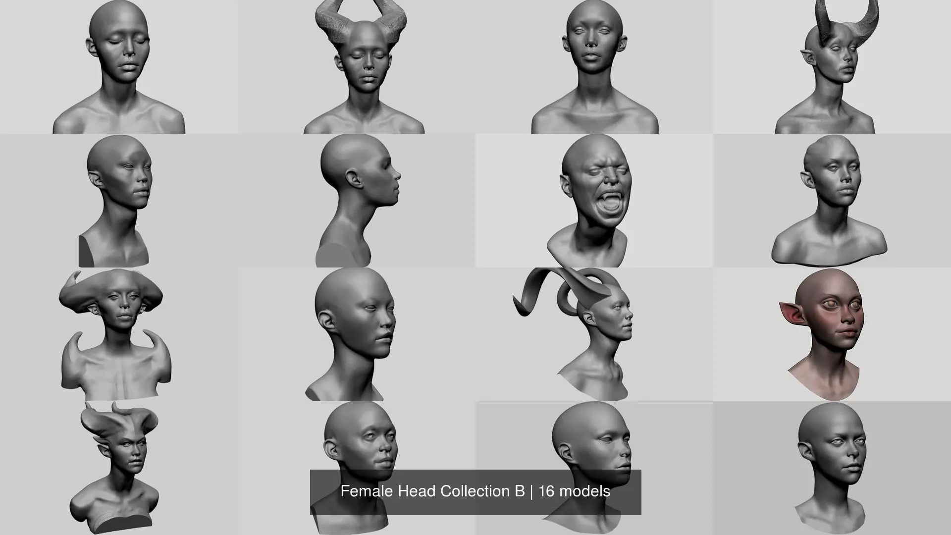 Female Head Collection B _0