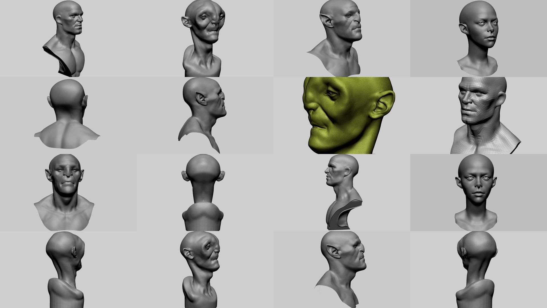 100 Character Models 3D Model Collection_17