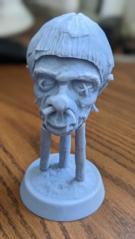 Shrunken Head 3D print model_1