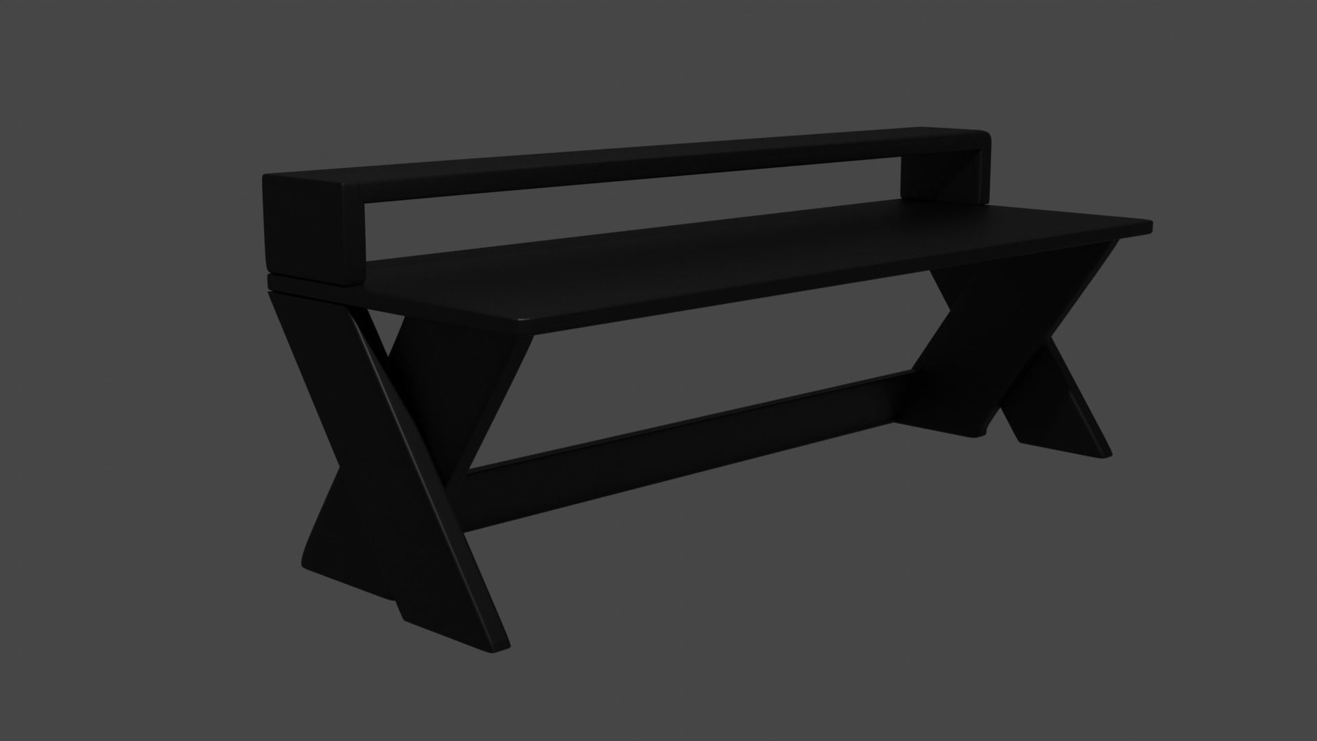 desk gaming Free 3D model_1