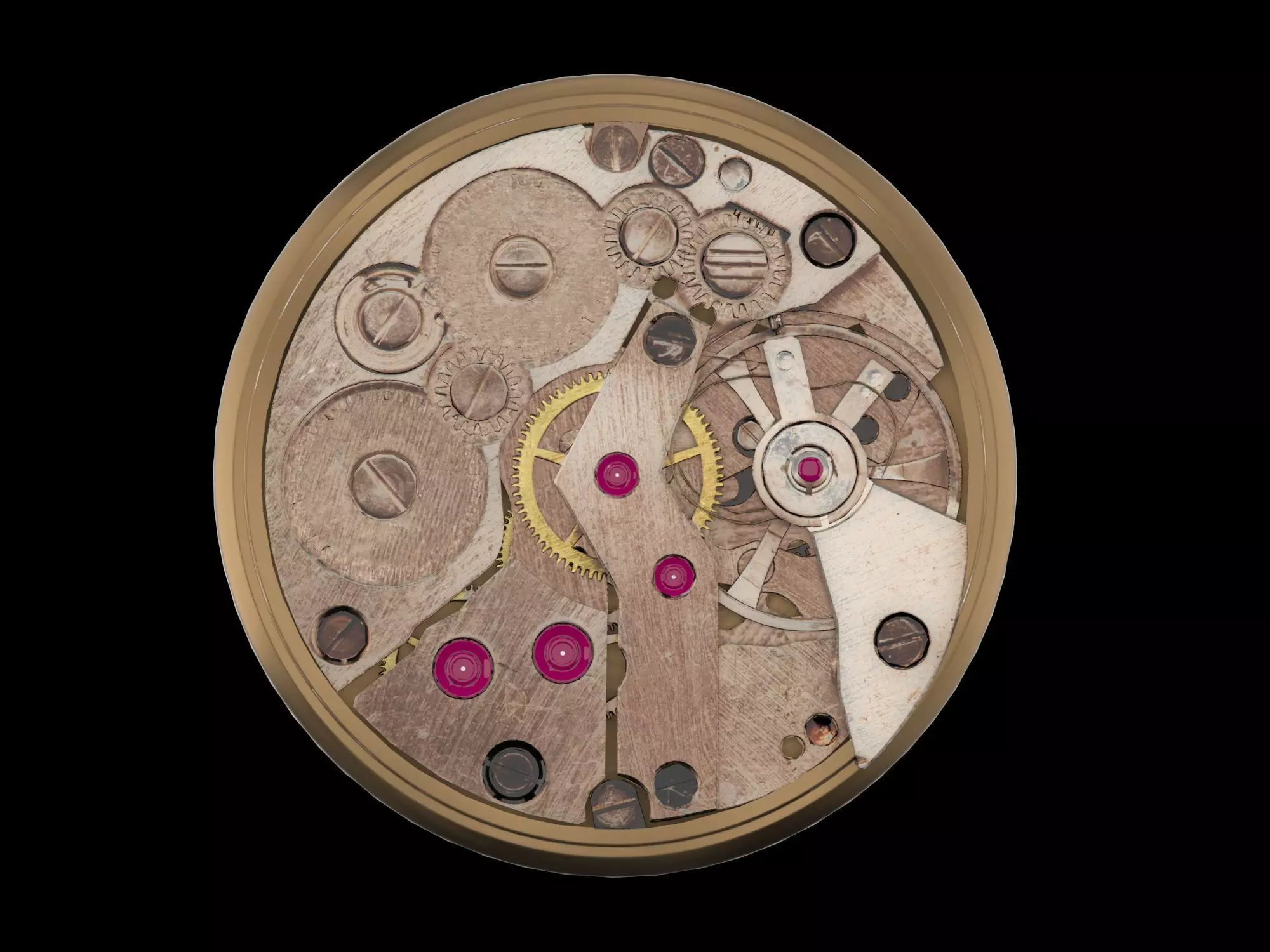 Watch 12 Low-poly Low-poly 3D model