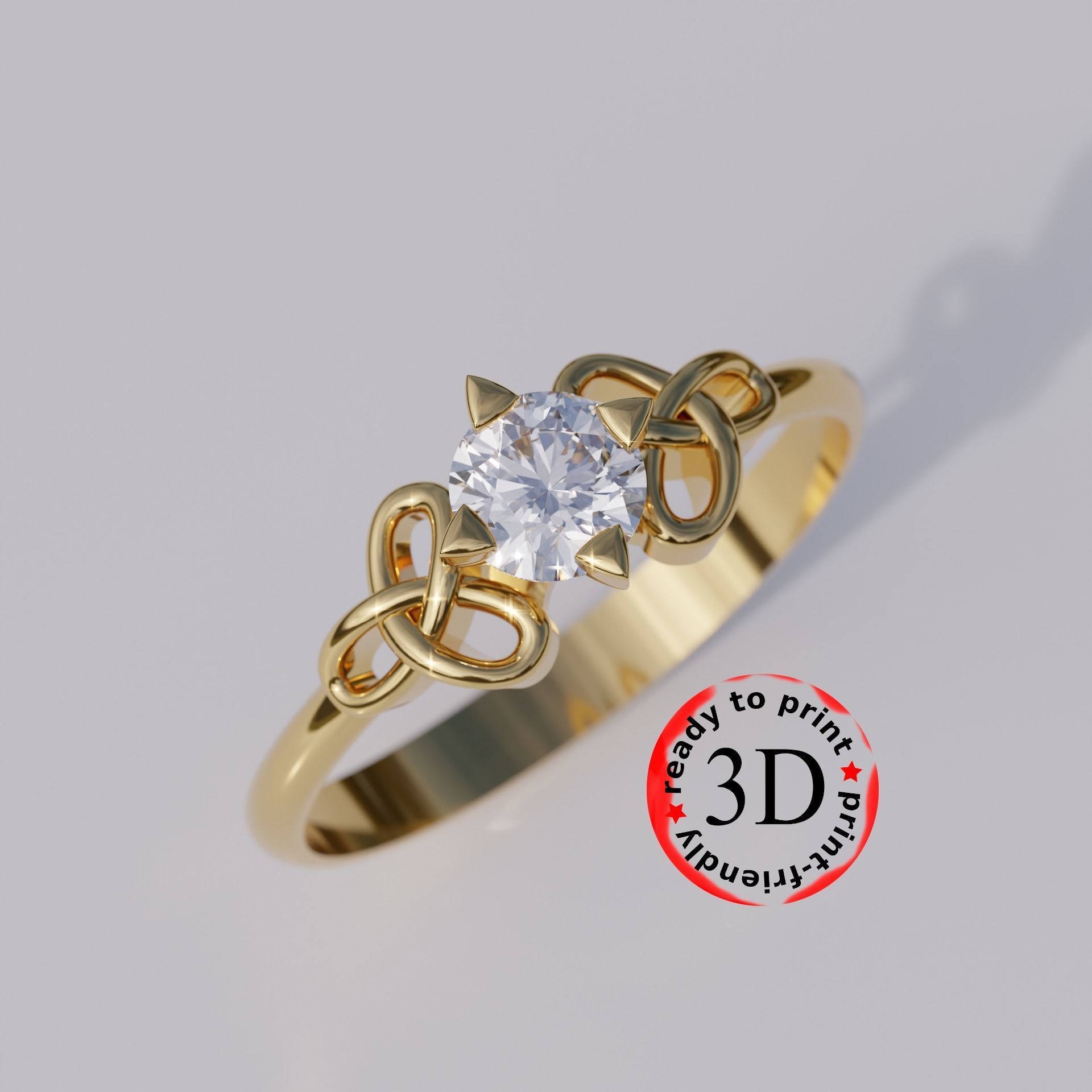 Ring for easy printing 3D print model Free 3D print model Free 3D print model_1