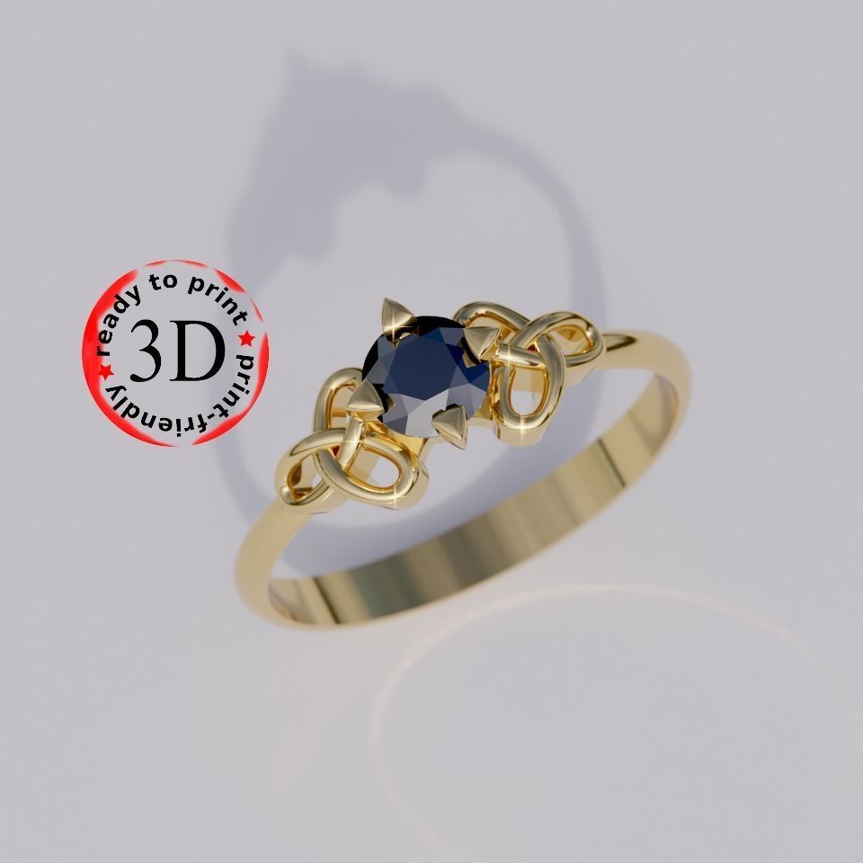 Ring for easy printing 3D print model Free 3D print model Free 3D print model_2