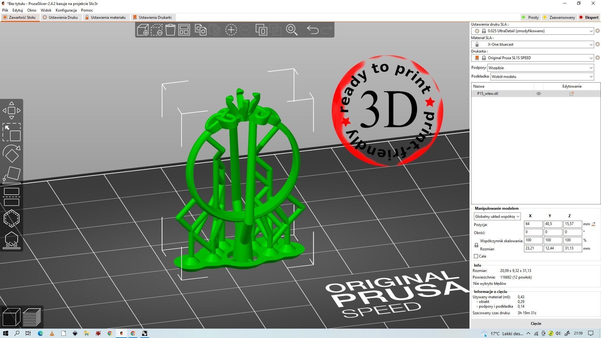 Ring for easy printing 3D print model Free 3D print model Free 3D print model_10