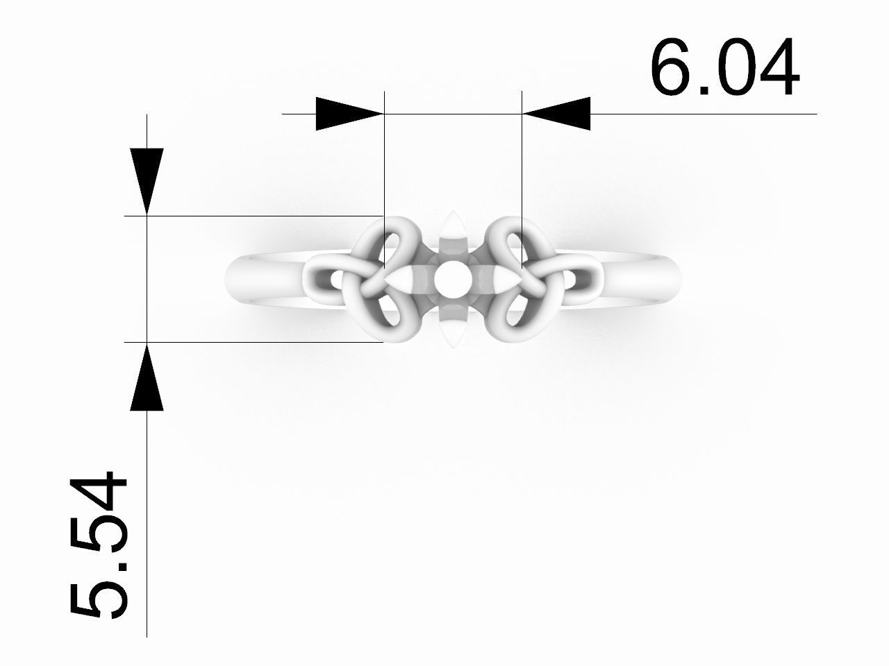 Ring for easy printing 3D print model Free 3D print model Free 3D print model_6