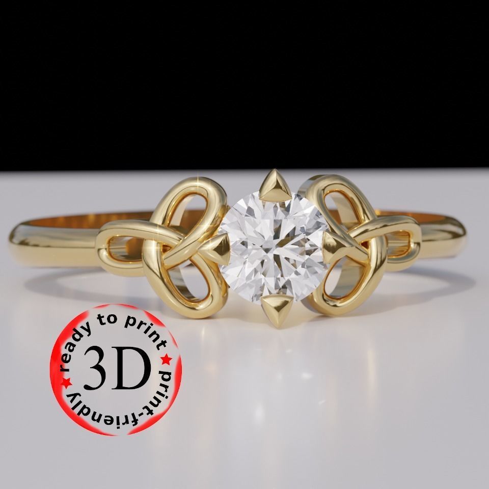 Ring for easy printing 3D print model Free 3D print model Free 3D print model_4