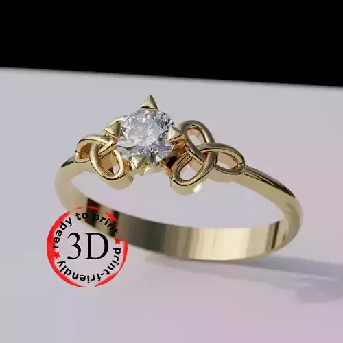 Ring for easy printing 3D print model Free 3D print model Free 3D print model