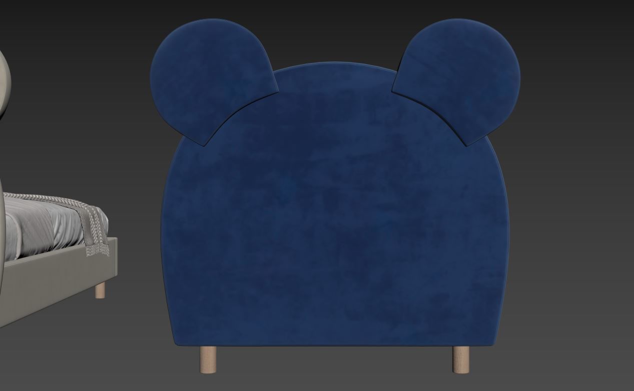 Children  Bed 3D model_23