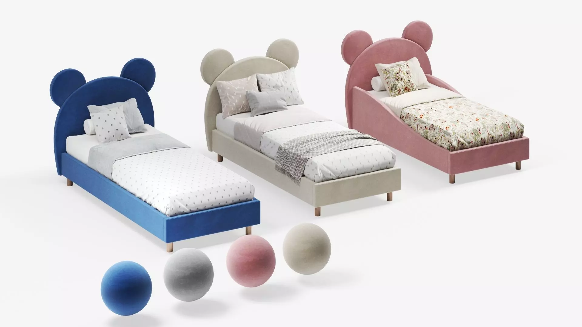 Children  Bed 3D model_0