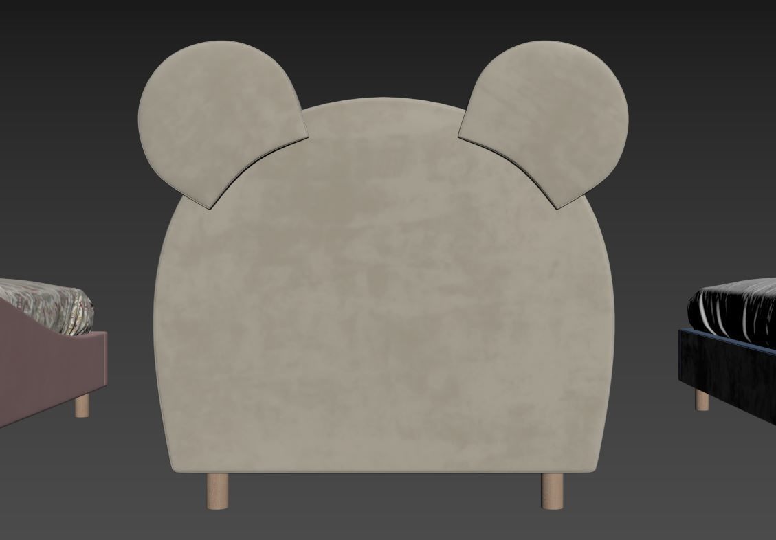 Children  Bed 3D model_24