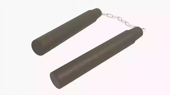 Nunchucks pair of wooden sticks